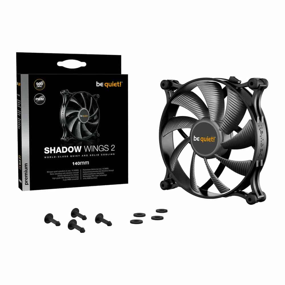 (image for) be quiet! Shadow Wings 2 140mm Silent PWM Case Fan